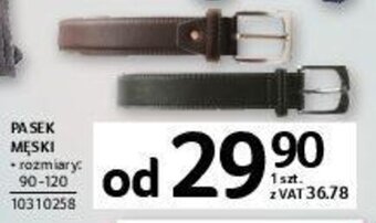 Selgros Pasek męski oferta