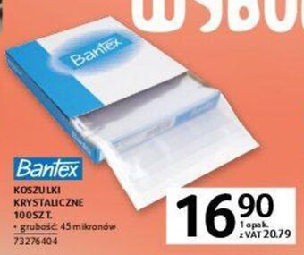 Selgros Bantex koszulki krystaliczne 100szt oferta
