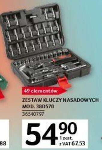 Selgros Zestaw kluczy nasadowych MOD.38D570 oferta