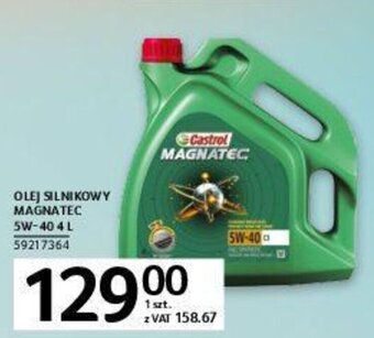 Selgros Castrol olej silnikowy magnatec 5w-40 4l oferta