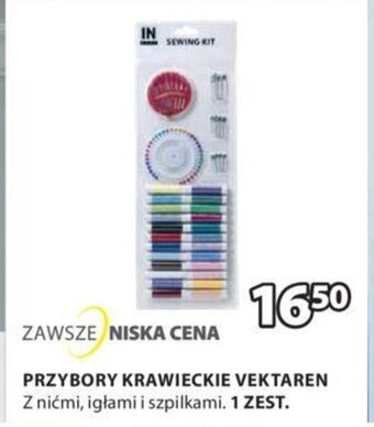 JYSK Vektaren Przybory Krawieckie Z nićmi, igłami i szpilkami 1 zestaw oferta