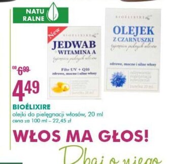 SuperPharm Bioelixire olejki do pielęgnacji włosów 20ml oferta