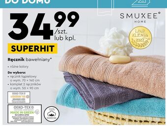 Biedronka Ręcznik 50 x 90 cm smukee oferta
