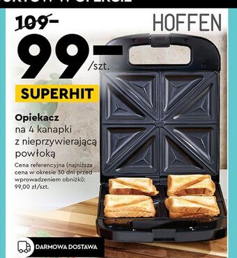 Biedronka Opiekacz na 4 kanapki hoffen oferta