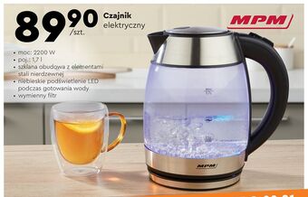 Biedronka Czajnik szklany 1.7 l mpm product oferta