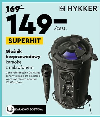 Biedronka Głośnik bezprzewodowy karaoke hykker oferta