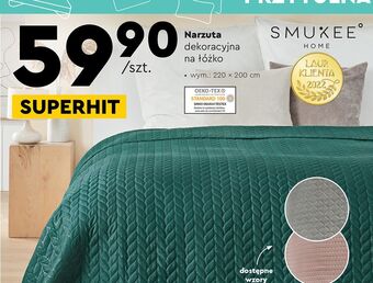 Biedronka Narzuta na łóżko 220 x 200 cm smukee home oferta