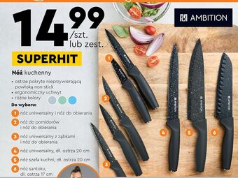 Biedronka Nóż szefa 20 cm ambition oferta