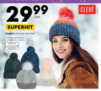 Biedronka Czapka zimowa damska cleve oferta