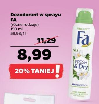 Netto Dezodorant w sprayu fa oferta