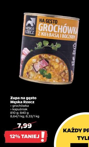 Netto Zupa na gęsto męska rzecz oferta