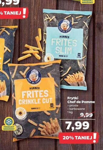 Netto Frytki chef de pomme oferta