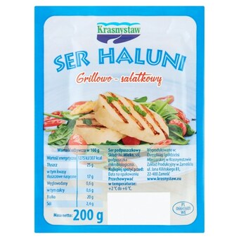 Społem Krasnystaw ser haluni grillowo-sałatkowy 200 g oferta