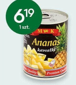 Groszek Mk ananas kawałki w lekkim syropie 565 g oferta