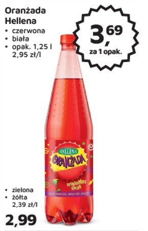 Odido Hellena oranżada czerwona 1,25 l oferta