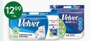 Groszek Velvet delikatnie biały papier toaletowy 8 rolek oferta