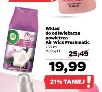 Netto Wkład księżycowa lilia otulona satyną air wick freshmatic oferta