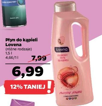 Netto Płyn do kąpieli prtoeiny jedwabiu lovena oferta
