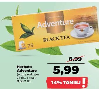 Netto Herbata ekspresowa adventure black tea oferta