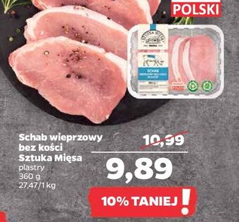 Netto Schab wiieprzowy plastry sztuka mięsa netto oferta