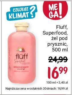 Rossmann Żel pod prysznic kokos i malina fluff superfood oferta