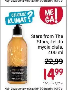 Rossmann Żel do mycia ciała z drobinkami oriental star stars from the oferta