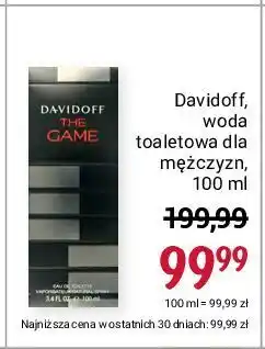 Rossmann Woda toaletowa davidoff the game oferta