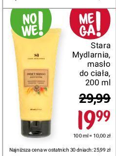 Rossmann Masło do ciała sweet mango stara mydlarnia oferta