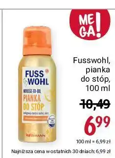 Rossmann Pianka do stóp fusswohl oferta