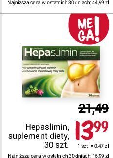 Rossmann Tabletki wspomagające wątrobę hepaslimin oferta