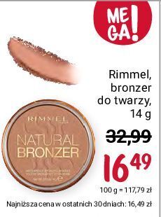 Rossmann Bronzer do twarzy nr 002 sunbronze rimmel natural oferta