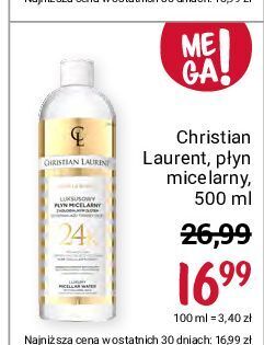 Rossmann Płyn micearny z koloidalnym złotem christian laurent pour la beaute oferta
