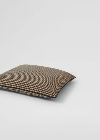 MANGO Poszewka na poduszkę bawełniana w kratkę 50x50cm oferta
