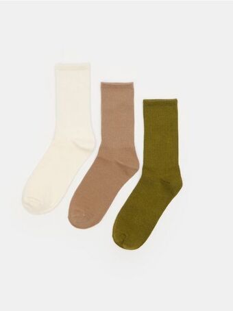 Sinsay Skarpetki prążkowane 3 pack oferta