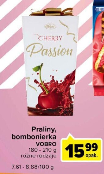 Carrefour Vobro Praliny, bombonierka 180-210g, różne rodzaje, opak. oferta