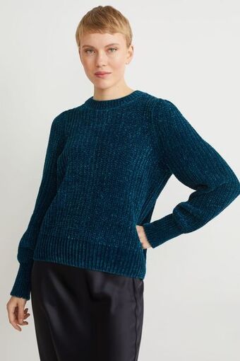 C&A Sweter z szenili - materiał z recyklingu oferta