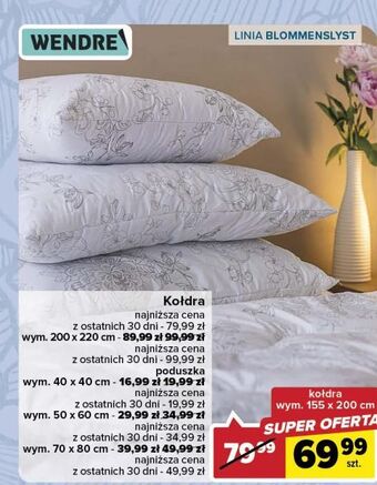 Carrefour Poduszka blommenslyst 50 x 60 cm wendre oferta