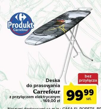 Carrefour Deska do prasowania z przyłączem carrefour oferta