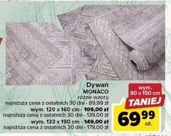 Carrefour Dywan monaco 133 x 190 cm oferta
