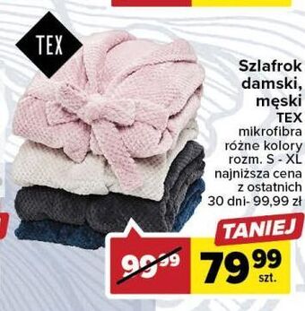 Carrefour Szlafrok damski s-xl tex oferta