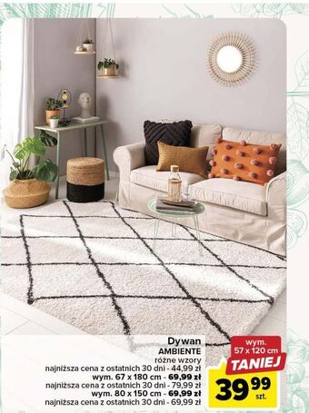 Carrefour Dywan ambiente 67 x 180 cm oferta
