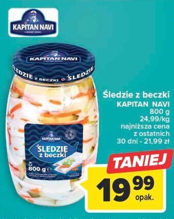 Carrefour Śledzie z beczki kapitan navi oferta