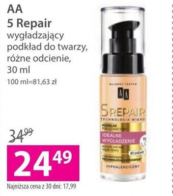 Hebe Podkład do twarzy aa oferta