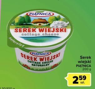 Carrefour Express Serek naturalny piątnica wiejski oferta