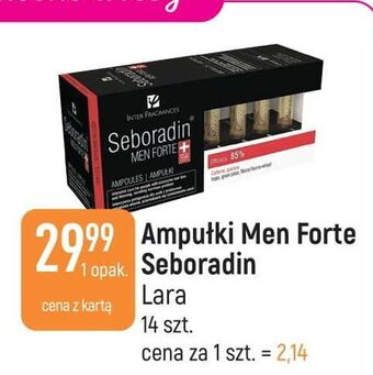 E.Leclerc Ampułki przeciw wypadaniu włosów seboradin men oferta