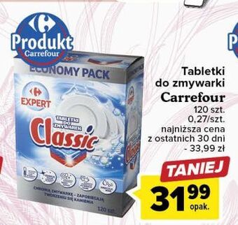 Carrefour Tabletki do zmywarki classic carrefour expert oferta