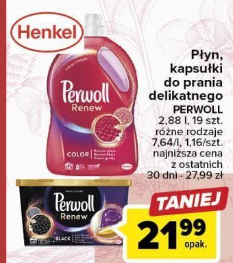 Carrefour Kapsułki do prania perwoll renew black oferta