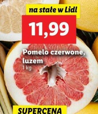 Lidl Pomelo czerwone, luzem 1 kg oferta