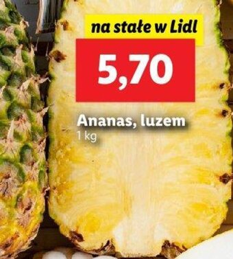 Lidl Ananas, luzem 1 kg oferta