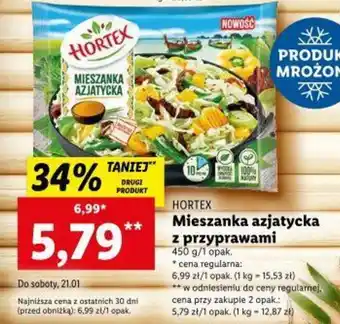 Lidl Hortex Mieszanka azjatycka z przyprawami 450g/1 opak oferta